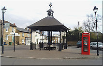 TL3677 : Village centre, Somersham by David Kemp