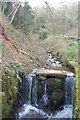 Man-made waterfall at Llandogo