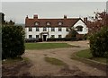 A view of Lambourne Hall from the church