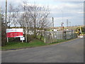 Entrance to land-fill site