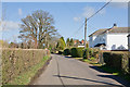 Canada Road as it passes Yew Farm on the left