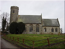 TL7789 : Weeting, St. Mary, South frontage by Oxyman
