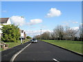 Looking eastwards along Hoylake Road