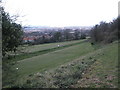 Looking down into Chalkridge Road from the top of Portsdown Hill