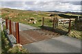 SH7038 : Cattle Grid at Mynydd Maentwrog by Jeff Buck