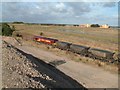 A Coal train passes the site of Ollerton coalite