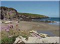 Porth Sele beach