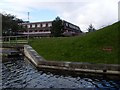 Looking to Clyde Court from the banks of the Forth and Clyde Canal