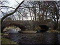 Twin bridges over Haweswater Beck.