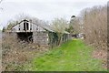 Shed and footpath at Sandown Farm, Landford