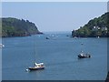 View of the mouth of the River Dart taken from Dartmouth