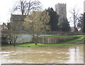 All Saints Church, Sproughton, viewed across the River Gipping