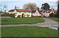 Village green and sign, Tostock