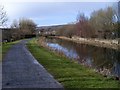 Looking west on the Forth and Clyde Canal