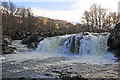 NN4636 : Waterfall and fish ladder on the River Lochay by Dr Richard Murray