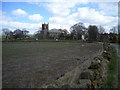 Across the fields to Ipstones church