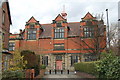 Heaton Library, from Kingsley Place