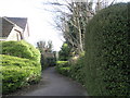 Path from Orkney Road to London Road