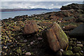 NG7261 : View across the rugged shoreline and towards Diabaig and Torridon by Jon Read