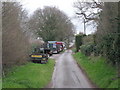 Heavy plant beside Lizard Lane