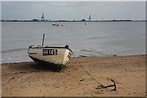 TM2632 : Boat on Harwich beach by Bob Jones