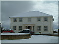 A house on Heol Ddu after snowfall during February 2004