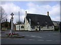 Fowlmere War Memorial and the Queen