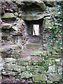 An inside wall of Barnhills Tower