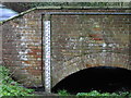 Water level gauge on a bridge over the Nailbourne