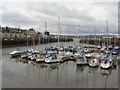 Yachts in Tayport harbour