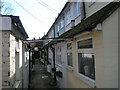 Rear of cottages in Borough Road Spur