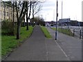 Glasgow-Loch Lomond cycleway in Clydebank