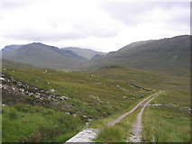 NG9838 : Track from Attadale to Bendronaig Lodge by Russel Wills