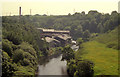 Paper works on River Irwell