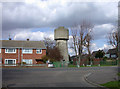 Water Tower behind Babraham Road houses