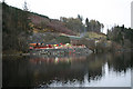 A hydro scheme under construction on Loch Ness