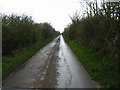 Looking W along Pye Alley Lane