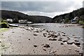SX1356 : Sun and Showers Lerryn low tide by roger geach