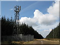 Telecoms tower on Black Rigg