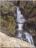 NN3288 : Waterfall on Allt Feith Bhrunachain by Dorothy Carse