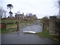 Entrance to ruined house