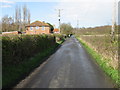 Looking NNE along Denstroude Lane