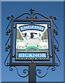 Village sign, English Bicknor