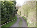 Private road but public footpath