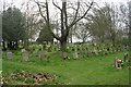 SE2740 : St John The Baptist Graveyard - Church Lane by Betty Longbottom
