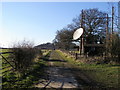 Lane up to Green Hailey Farm