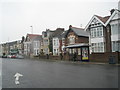 Bus stop just past the Classic Tile Centre