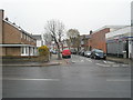 Looking across London Road and down Amberley Road