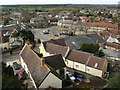 The Hill Wickham Market from the Church Tower