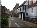 Church Lane leading to the Parish Church, Tonbridge.